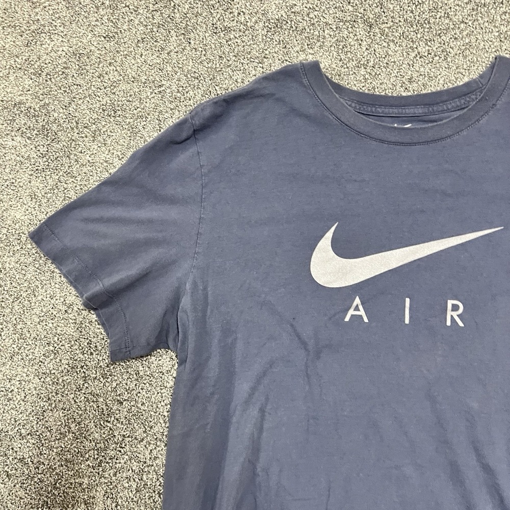 Nike Air T Shirt Mens XL Blue Graphic Logo Short Sleeve Casual - Picture 2 of 10